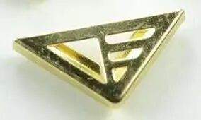 COIN EN METAL 1.6*1.6 CM OR