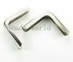 COIN EN METAL 2.2*2.2 CM ARGENT