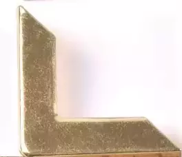 COIN EN METAL 2.8*2.8 CM OR