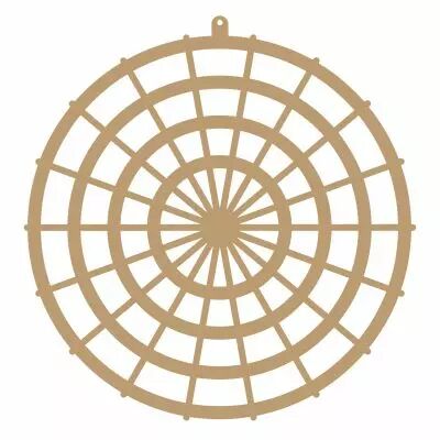COURONNE A DECORER MDF 3 MM N�10 ROUE CHROMATIQUE