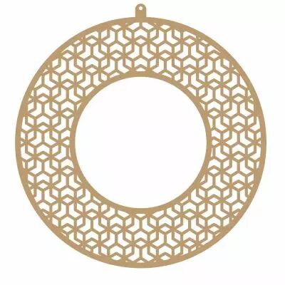COURONNE A DECORER MDF 3 MM N�13 CANNAGE