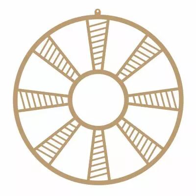 COURONNE A DECORER MDF 3 MM N�8