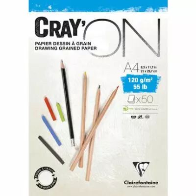 Cray\'ON bloc coll� 50F A4 120g
