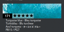 Crayon de couleur aquarelle Museum - bleu turquoise