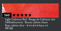 Crayon de couleur aquarelle Museum - rouge de cadmium clair