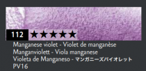 Crayon de couleur aquarelle Museum - violet de manganèse