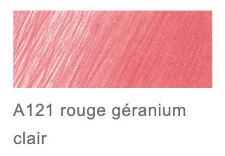 Crayon de couleur Polychromos 121 rouge géranium clair