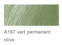 Crayon de couleur Polychromos 167 - permanent green olive