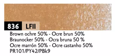CRAYON DE COULEUR PROF LUMINANCE CRAY. OCRE BRUN 50%