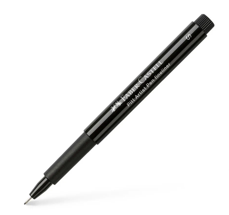 Crayon-feutre acrylique, noir, Pointe ronde 1-2mm, avec soupape