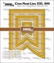 Crea-Nest-Lies XXL dies no. 200, Banner C with stitchline