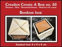 CrealiesCreate A Box stans no. 35, Box for 1 chocolate
