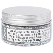 Decorative Metallic Flakes 100ml ARGENT