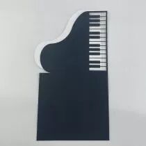 DECOUPES PAPIER PIANO NOIR ET BLANC 