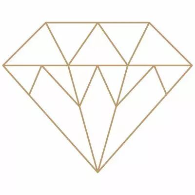 DIAMANT GEANT A DECORER MDF 3 MM