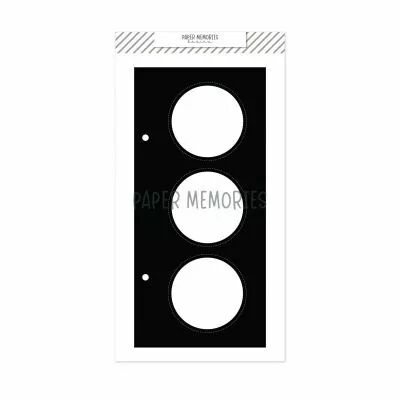 Die - matrice de coupe 4x8 Inserts Cut-Out Circles