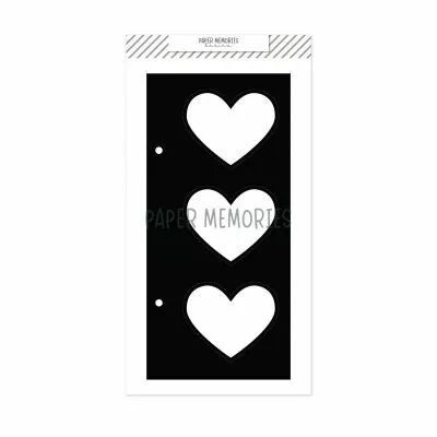Die - matrice de coupe 4x8 Inserts Cut-Out Hearts