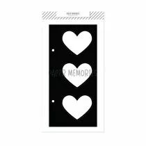 Die - matrice de coupe 4x8 Inserts Cut-Out Hearts