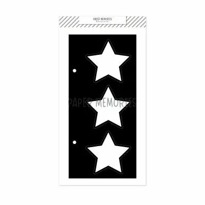 Die - matrice de coupe 4x8 Inserts Cut-Out Stars