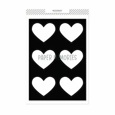 Die - matrice de coupe 6x8 Inserts Cut-Out Hearts