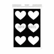 Die - matrice de coupe 6x8 Inserts Cut-Out Hearts