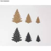 DIE 3 SAPINS FORET D\'HIVER