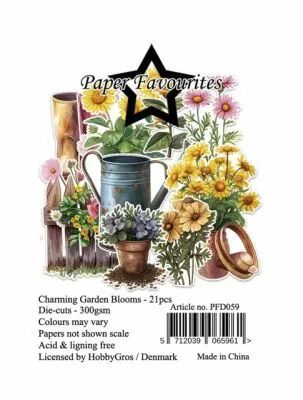 Die-Cuts A7 Charming Garden Blooms (21pcs)
