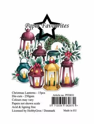 Die-Cuts A7 Christmas Lanterns (15pcs)