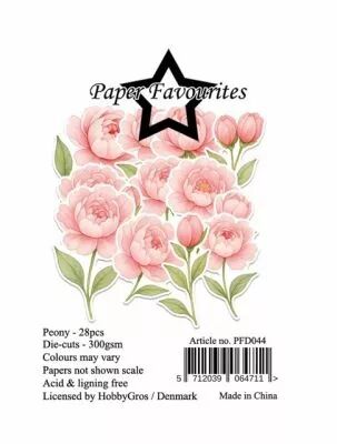 Die-Cuts A7 Peony (28pcs) 