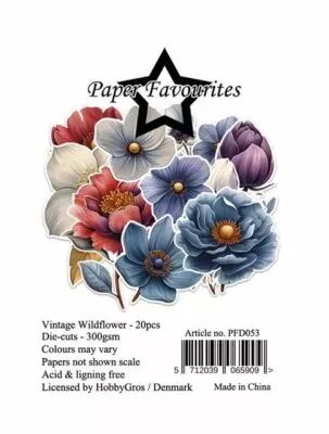 Die-Cuts A7 Vintage Wildflower (20pcs)