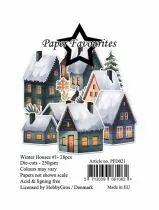 Die-Cuts A7 Winter Houses #1 (28pcs)
