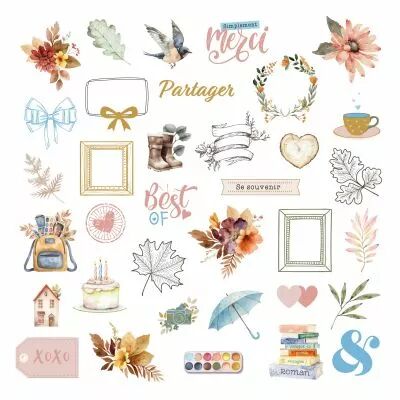 Die cuts calque Made with love