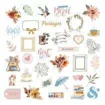 Die cuts calque Made with love