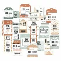 Die-cuts �tiquettes Voyage HORIZONS
