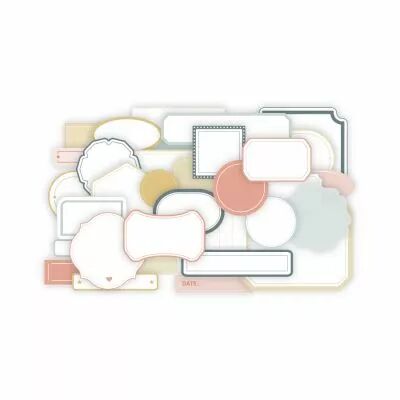 Die cuts papier �tiquettes Urban Stories