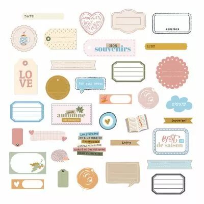 Die cuts papier Made with love