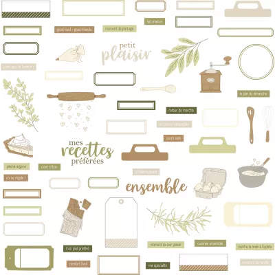 Die-cuts Recette de famille