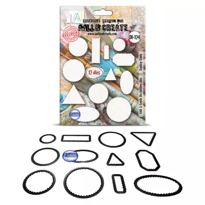 Die-Cutting Die Set - Scallop Ovals - AALL and Create