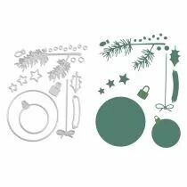 Die D&eacute;corations de No&euml;l 15pcs