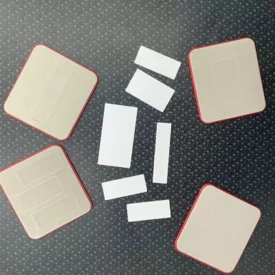 DIE OCCASION MONTE SUR MOUSSE 5X7 CM LOT 4 RECTANGLES