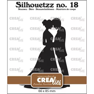 Die silhouettes couple de mari�s