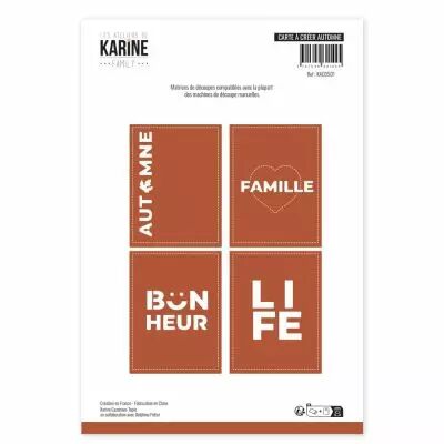 Dies Cartes � Cr�er Automne