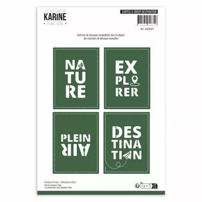 Dies Cartes � cr�er Destination