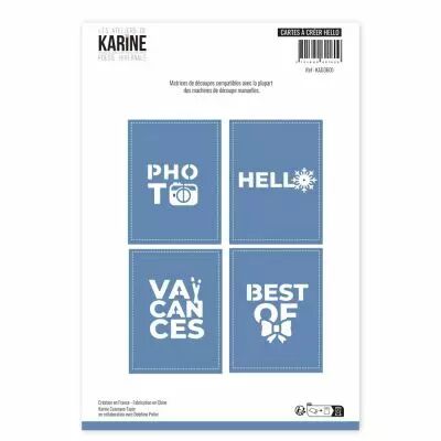 Dies Cartes � Cr�er Hello