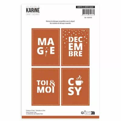 Dies Cartes � cr�er Magie