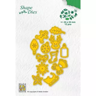 Dies D�corations de No�l 12pcs