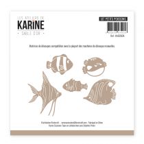 Dies Sable d\'or Set Petits poissons - Les Ateliers de Karine