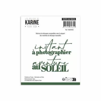 Dies Textes Au soleil