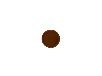 Disque de reliure en plastique 2,8 cm marron