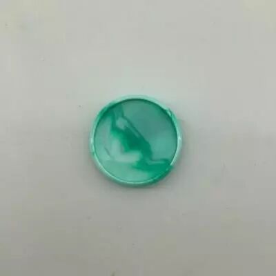 Disque de reliure en plastique 3,8 cm menthe marbr�